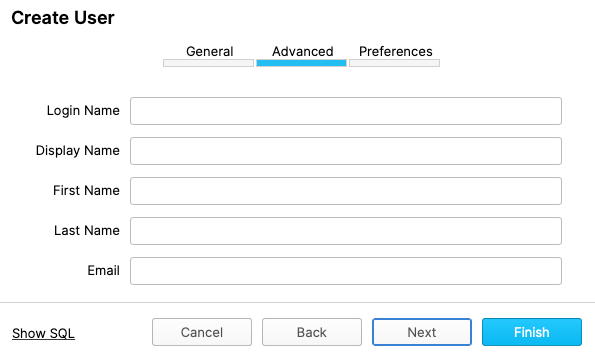 Create User 2/3
